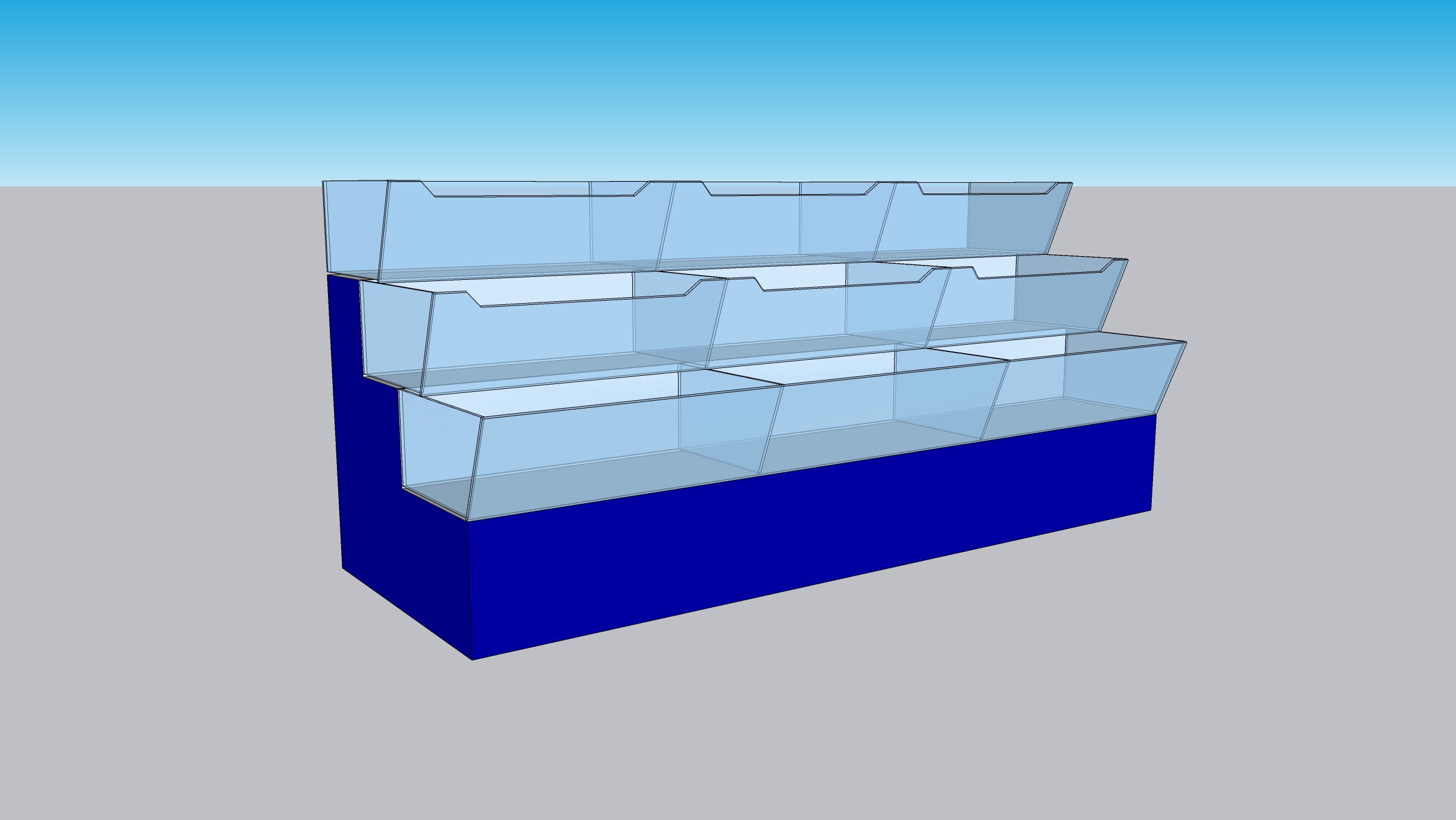 bể hải sản 2 tầng bể hải sản 2 tầng