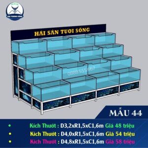 HỒ HẢI SẢN DÀI 4M, 4 TẦNG